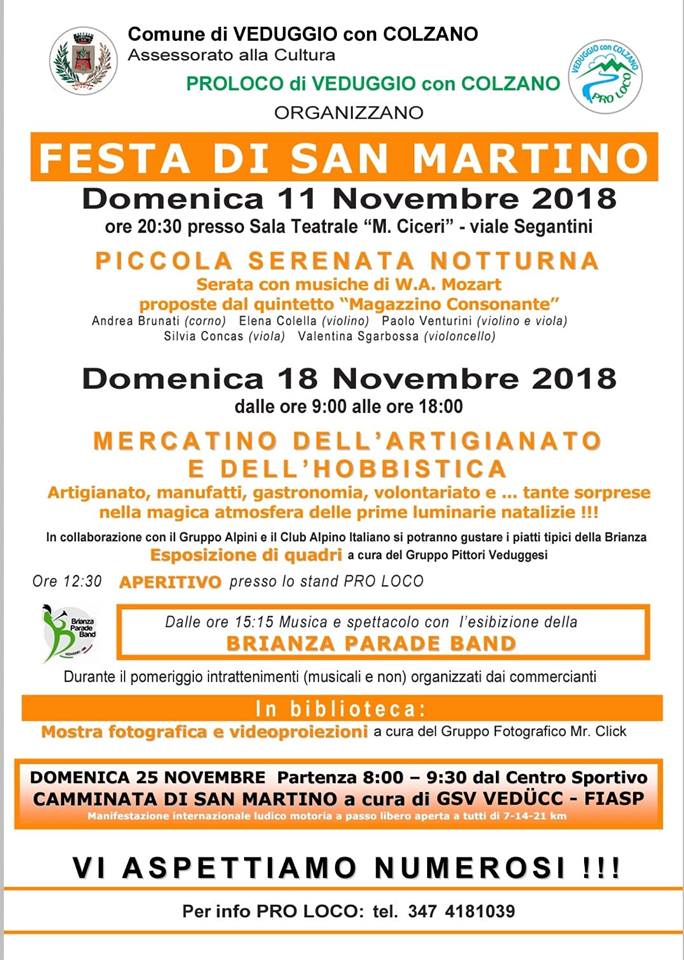 festa san martino veduggio 2018