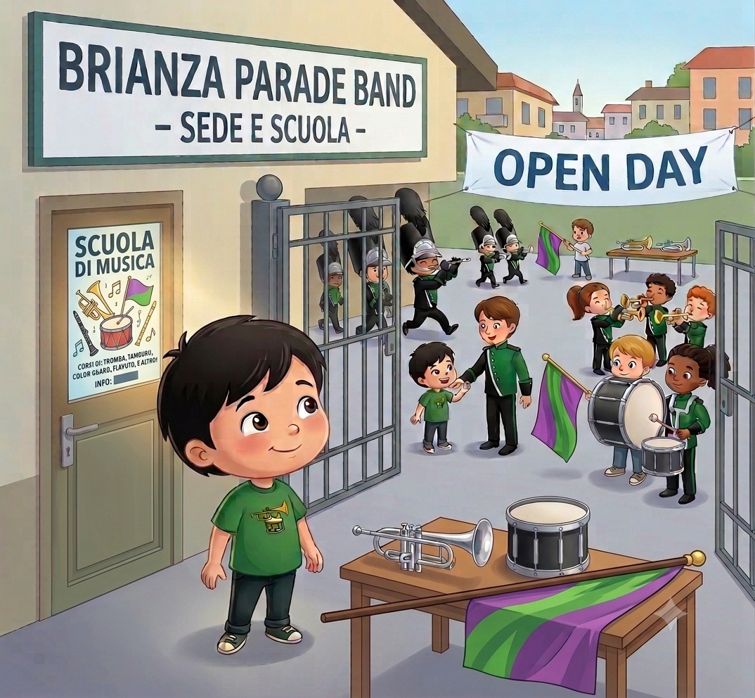 open day brianza parade band